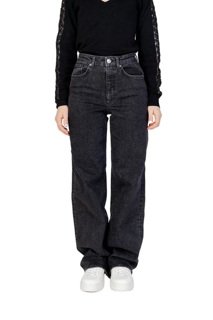 Only Black Cotton Jeans & Pant