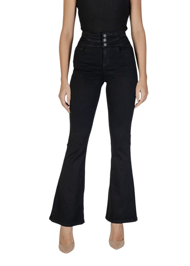 Only Black Cotton Jeans & Pant