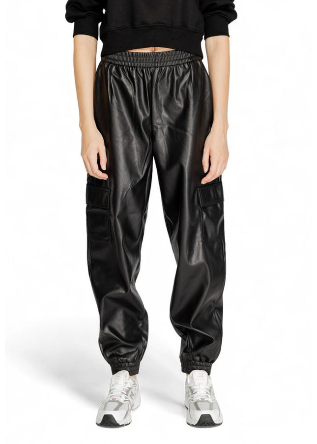 Only Black Polyester Jeans & Pant