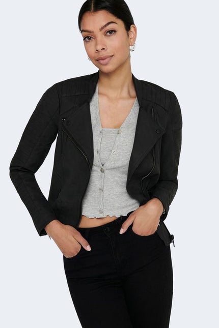 Only Black Polyethylene Jackets & Coat