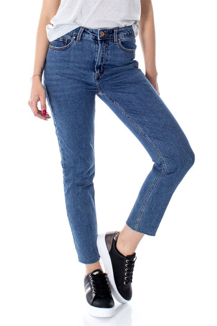 Only Blue Cotton Jeans & Pant