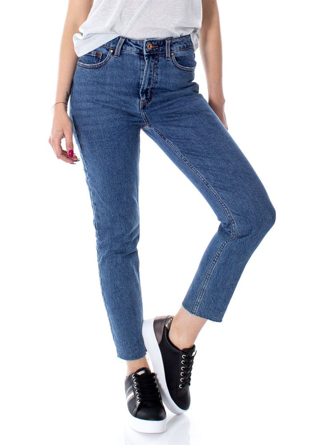 Only Blue Cotton Jeans & Pant