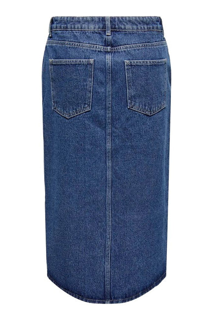 Only Blue Cotton Skirt