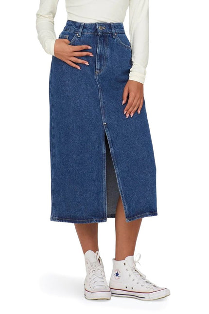 Only Blue Cotton Skirt