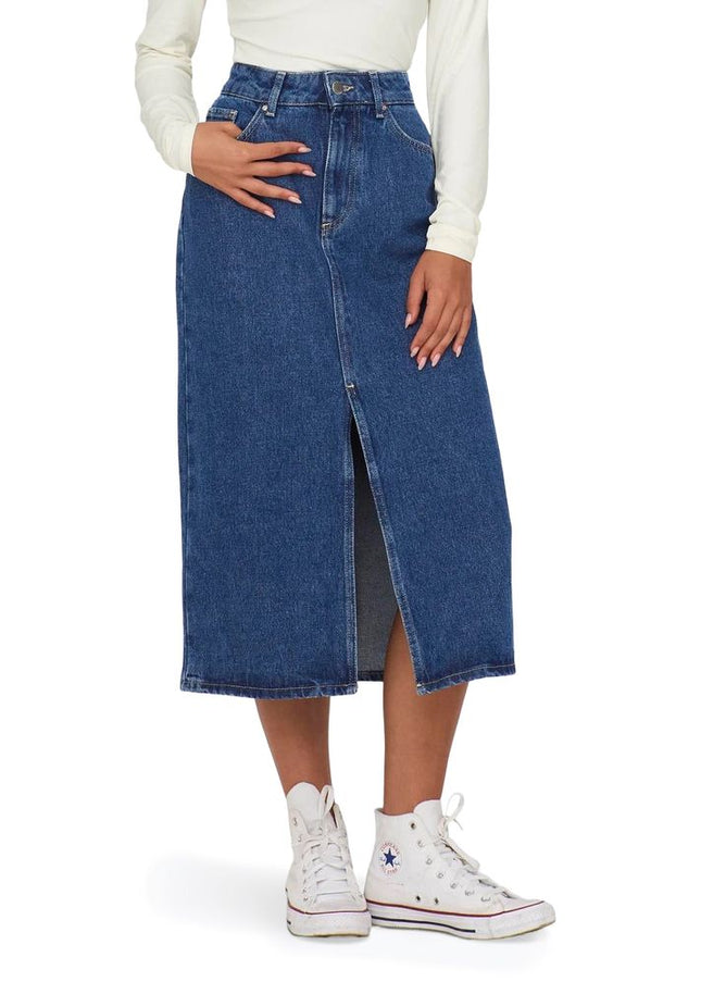 Only Blue Cotton Skirt