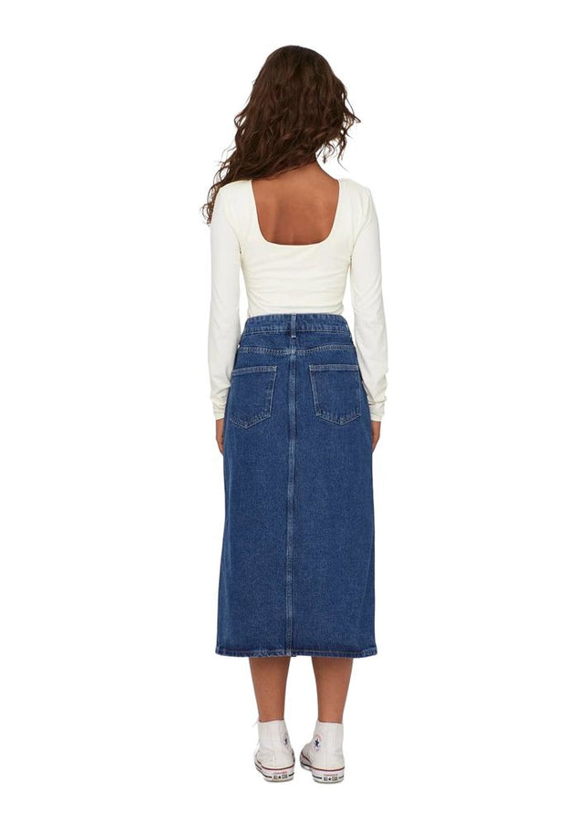 Only Blue Cotton Skirt