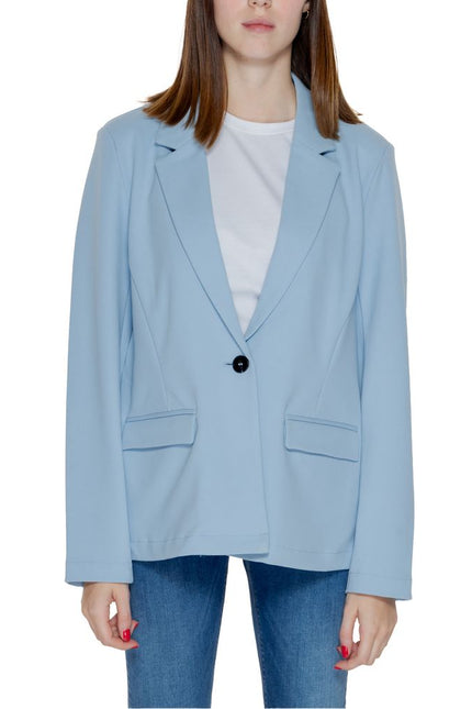 Only Blue Polyester Suits & Blazer