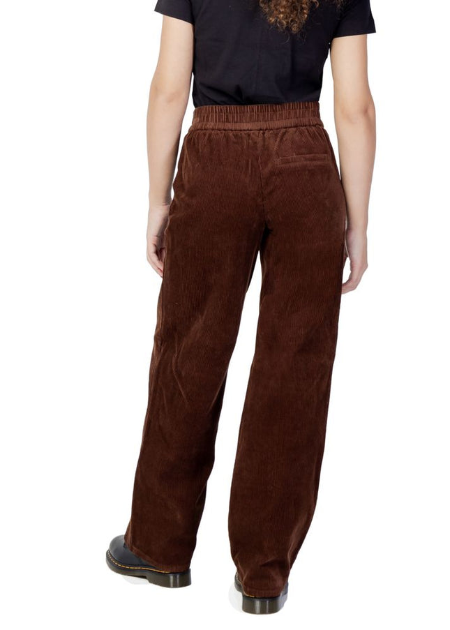 Only Brown Cotton Jeans & Pant