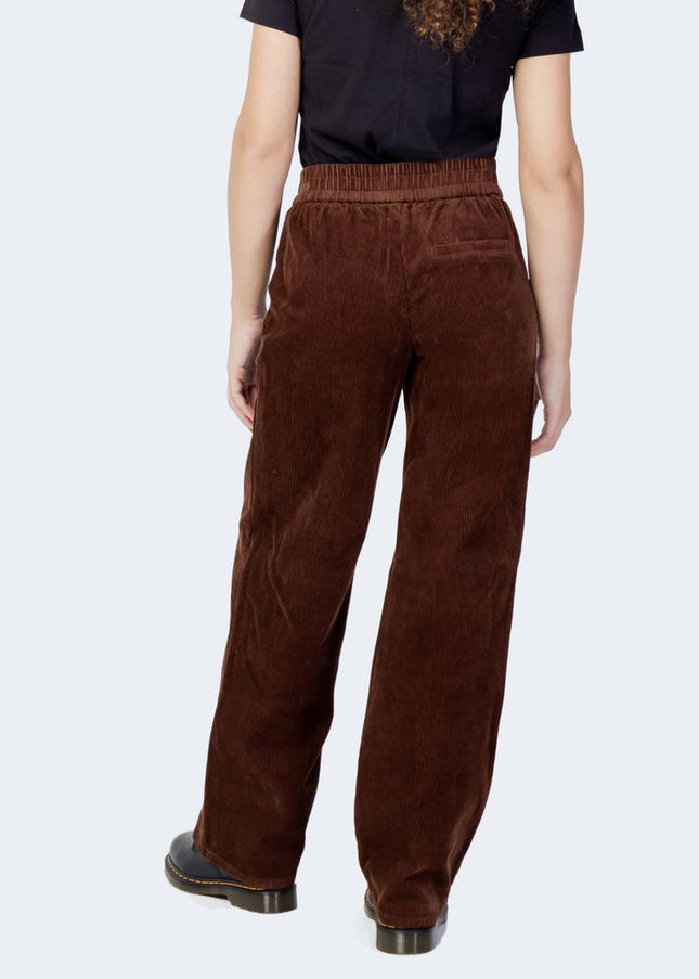 Only Brown Cotton Jeans & Pant