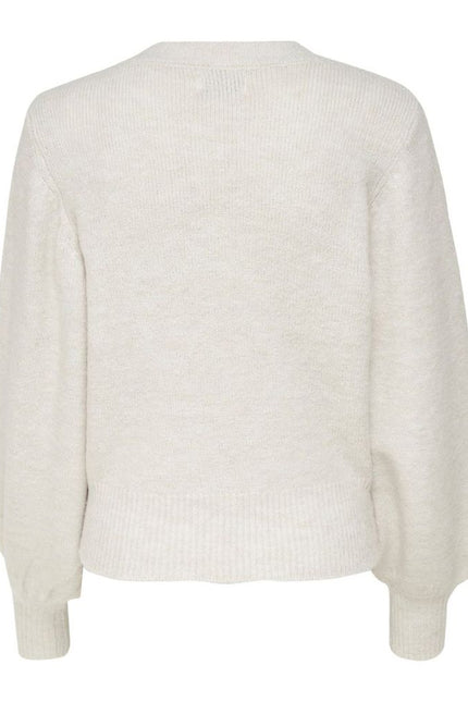 Only Cream Polyester Sweater