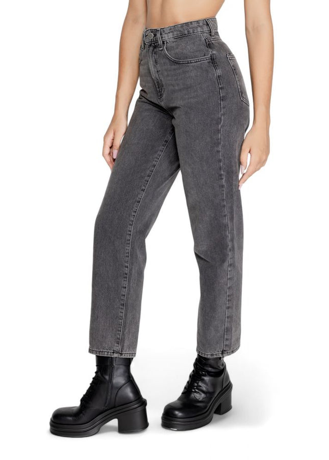 Only Gray Cotton Jeans & Pant