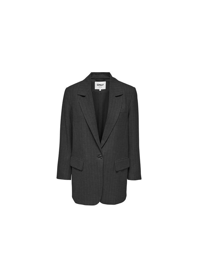 Only Gray Polyester Suits & Blazer