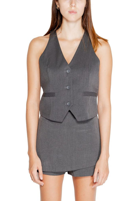 Only Gray Recycled Polyester Vest