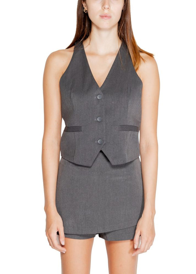 Only Gray Recycled Polyester Vest