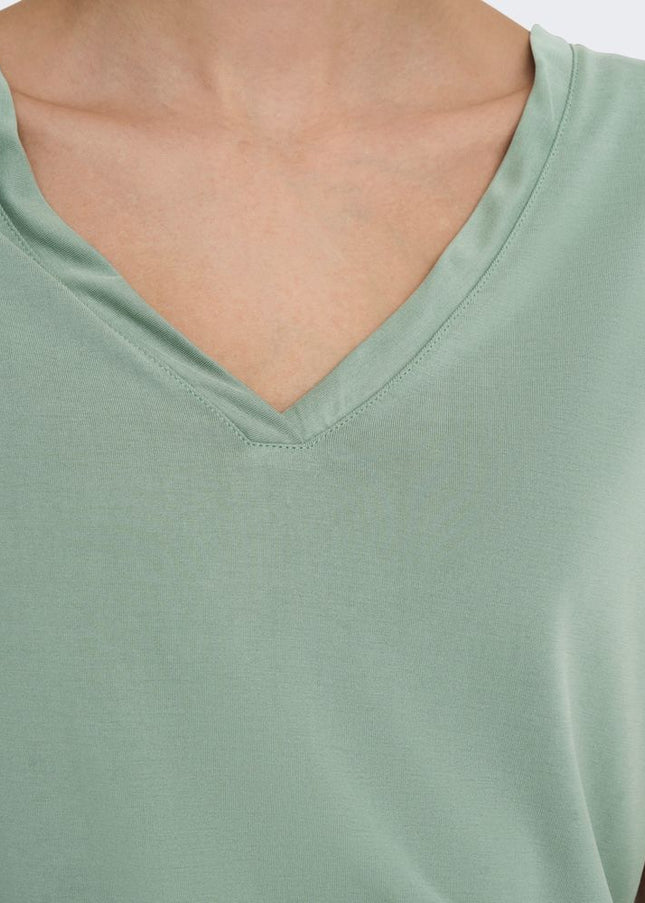 Only Green Tencel Tops & T-Shirt