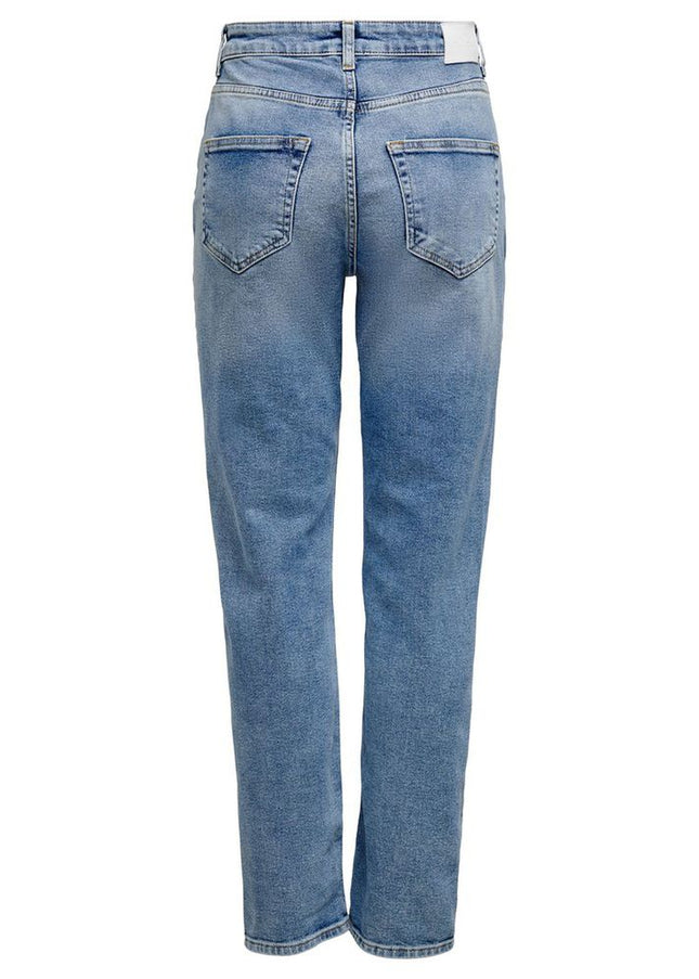 Only Light Blue Cotton Jeans & Pant