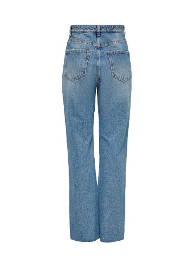 Only Light Blue Cotton Jeans & Pant