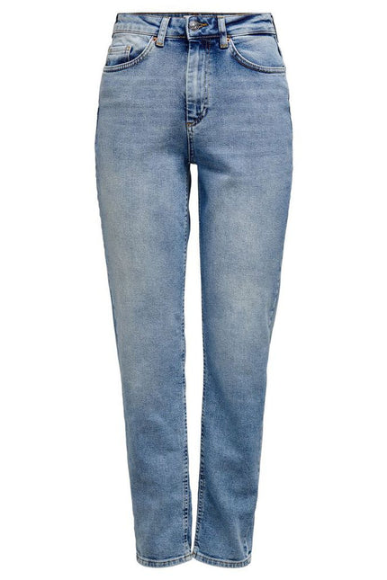 Only Light Blue Cotton Jeans & Pant