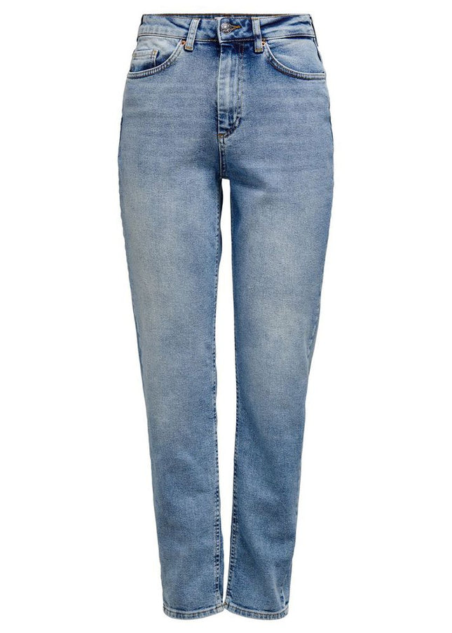 Only Light Blue Cotton Jeans & Pant