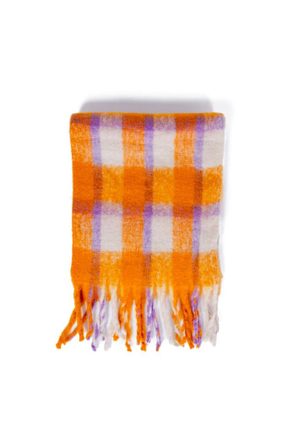 Only Orange Polyester Scarf