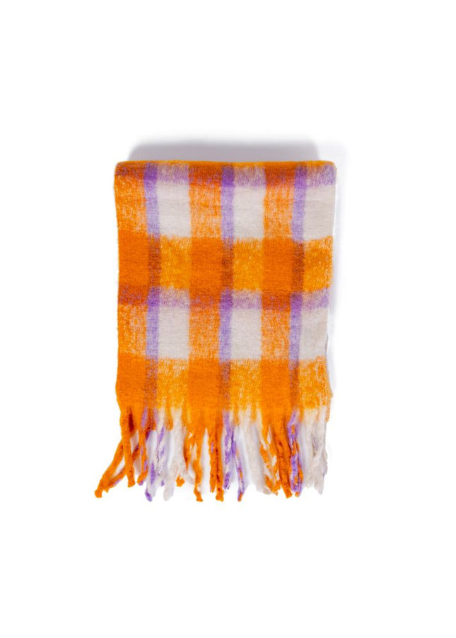 Only Orange Polyester Scarf