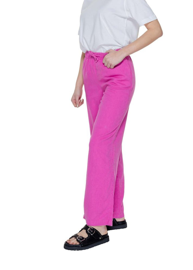 Only Pink Linen Jeans & Pant