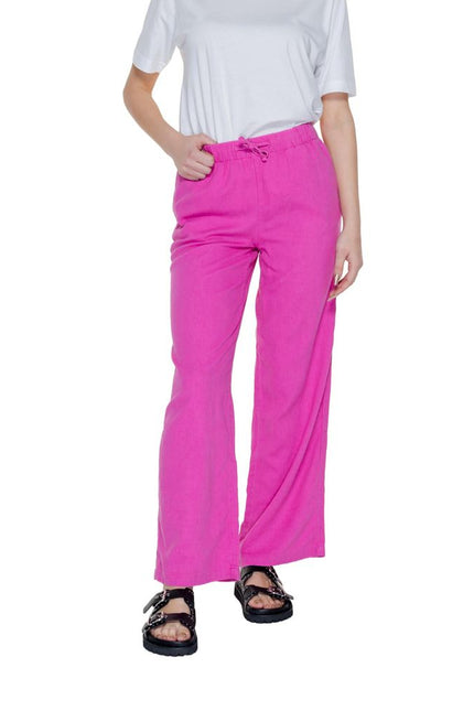 Only Pink Linen Jeans & Pant