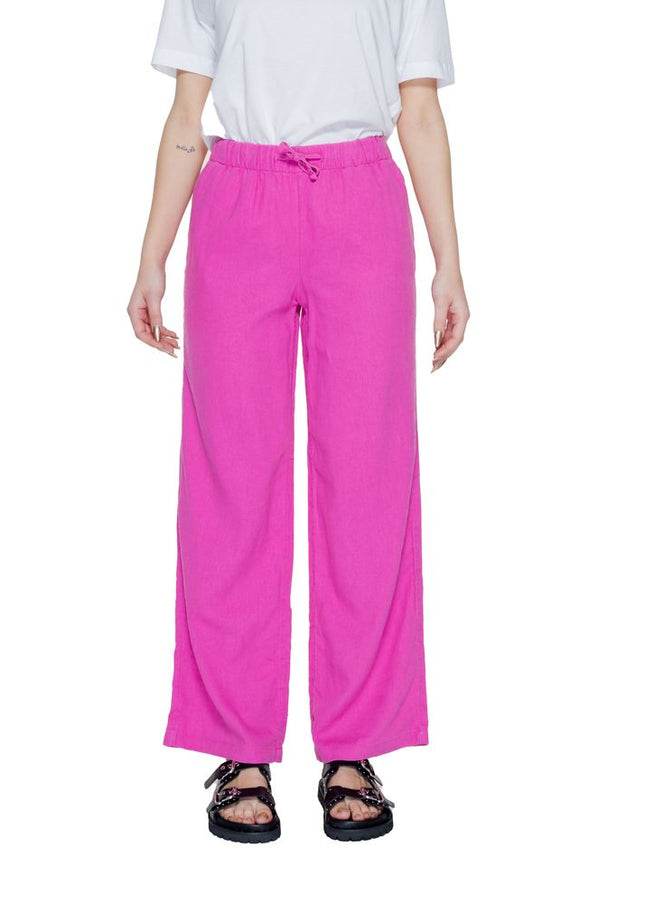 Only Pink Linen Jeans & Pant