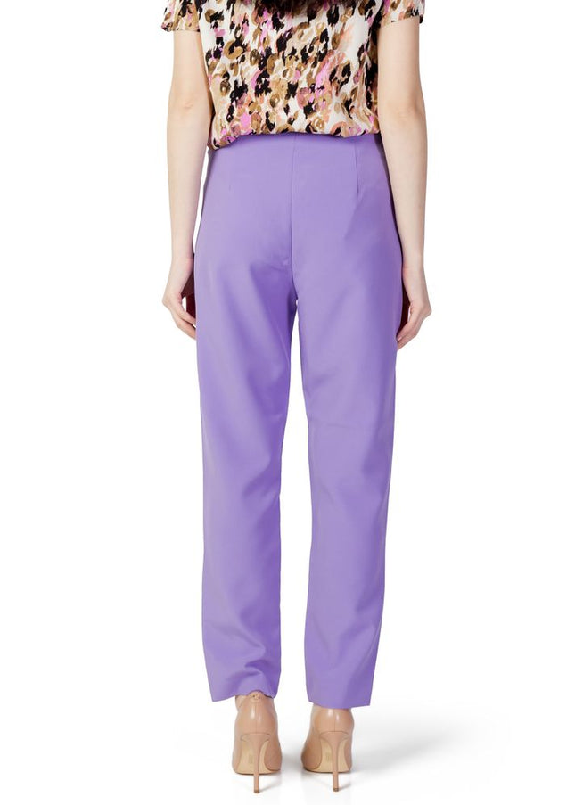 Only Purple Polyester Jeans & Pant