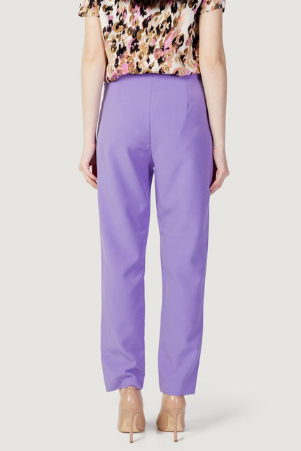 Only Purple Polyester Jeans & Pant