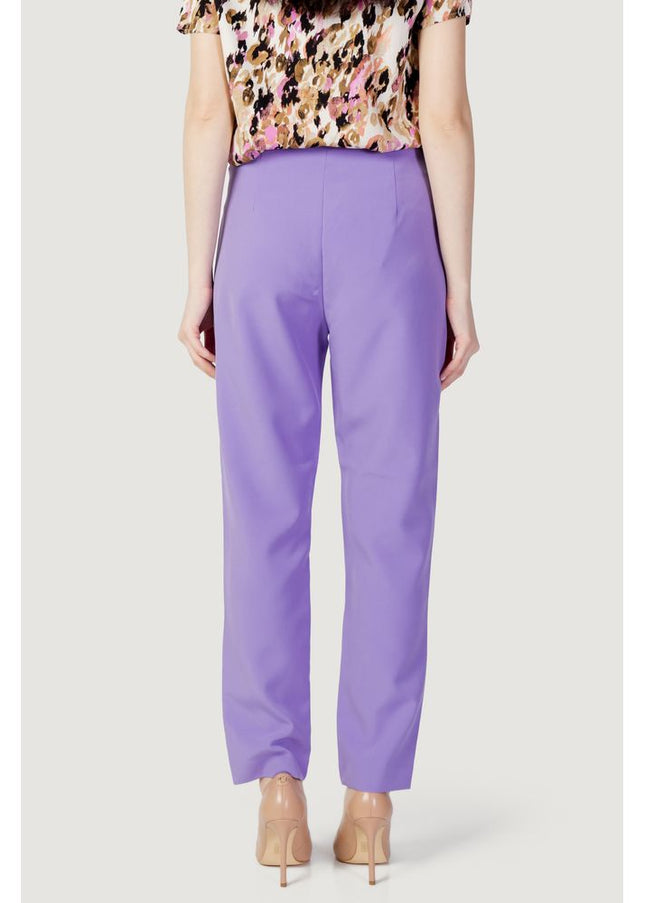 Only Purple Polyester Jeans & Pant