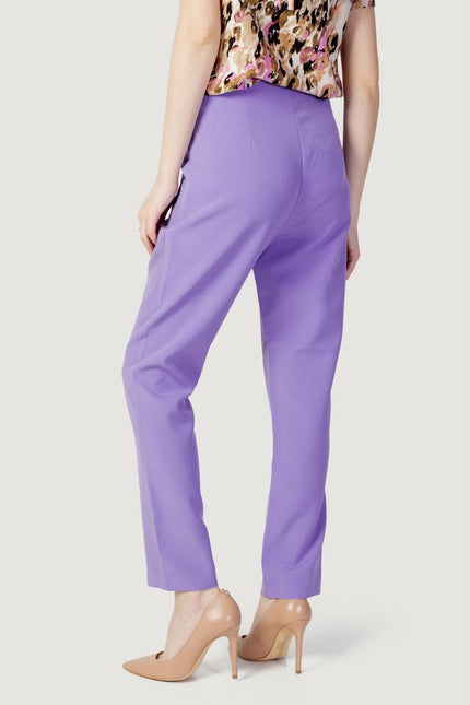 Only Purple Polyester Jeans & Pant