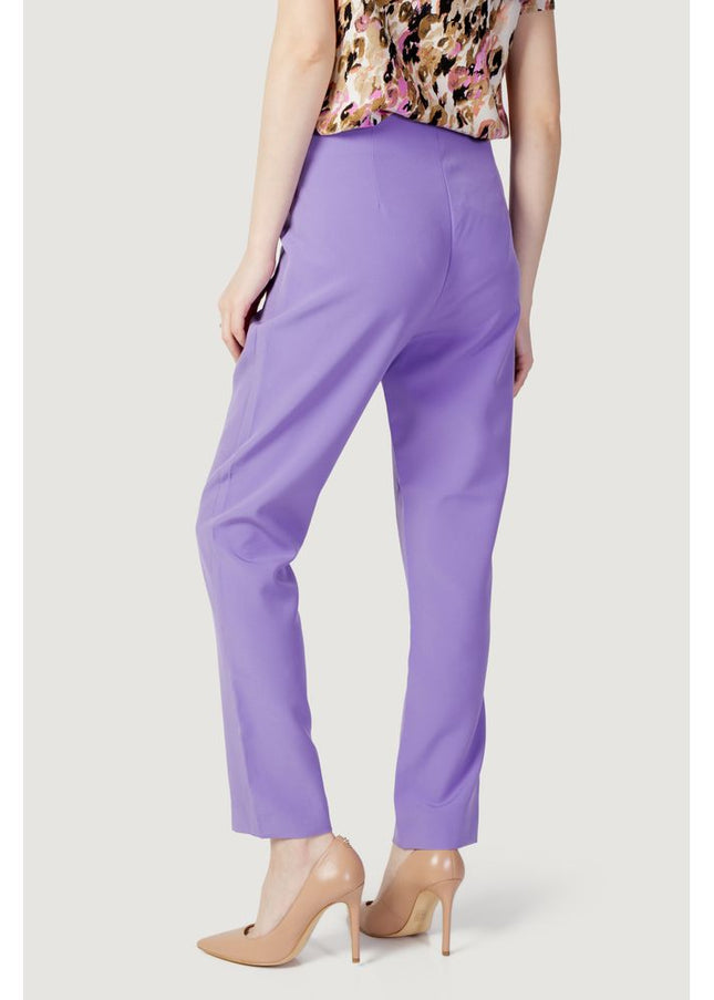 Only Purple Polyester Jeans & Pant