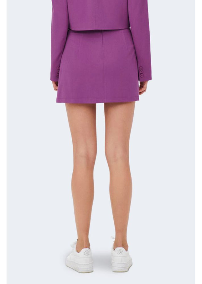 Only Purple Polyester Skirt