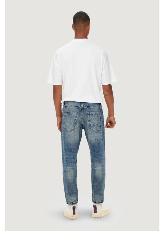 Only & Sons Blue Cotton Jeans & Pant