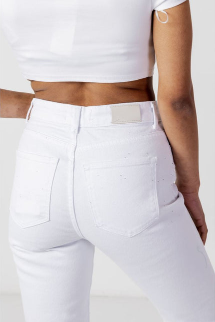 Only White Cotton Jeans & Pant