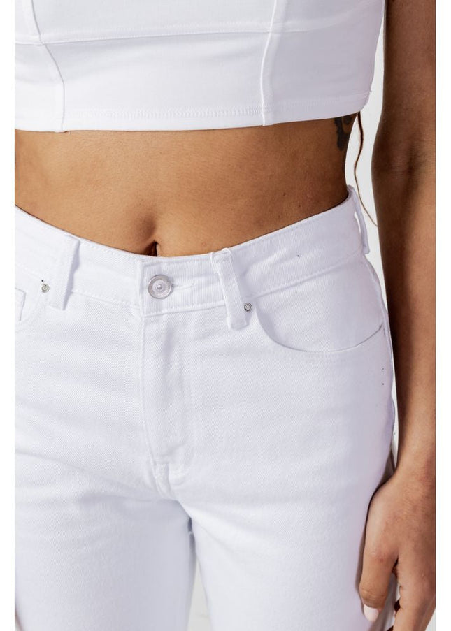 Only White Cotton Jeans & Pant