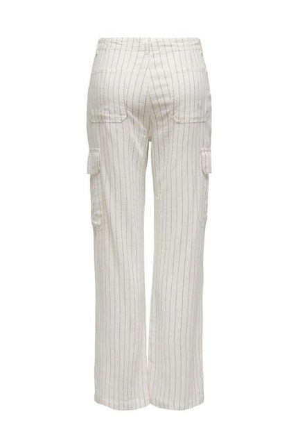 Only White Linen Jeans & Pant