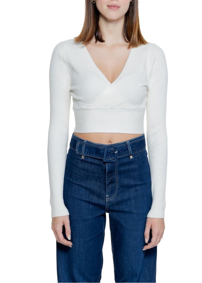 Only White Viscose Tops & T-Shirt