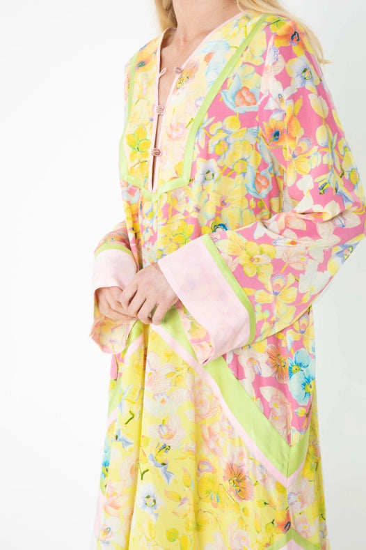 Orchid Garden Panelled Kaftan