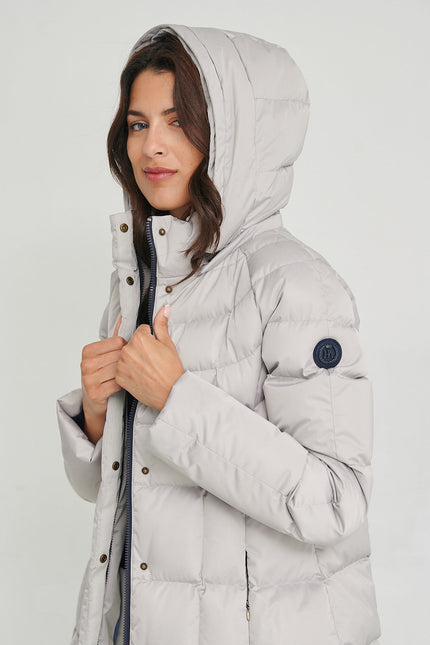 Orly Women Puffer Jacket  PEARL GREY