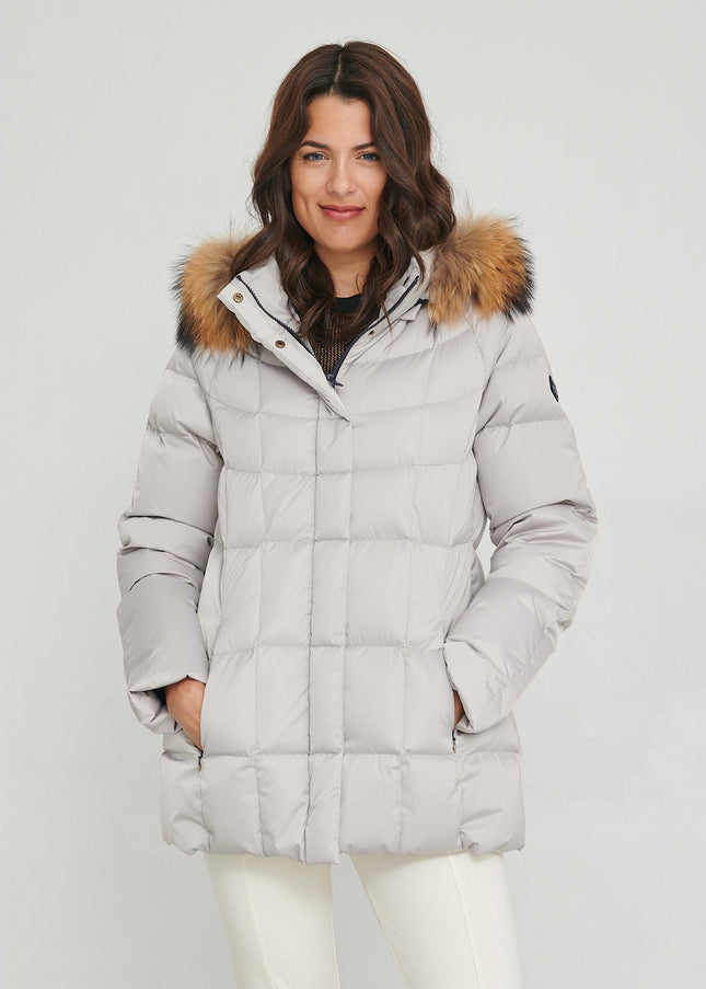 Orly Women Puffer Jacket  PEARL GREY