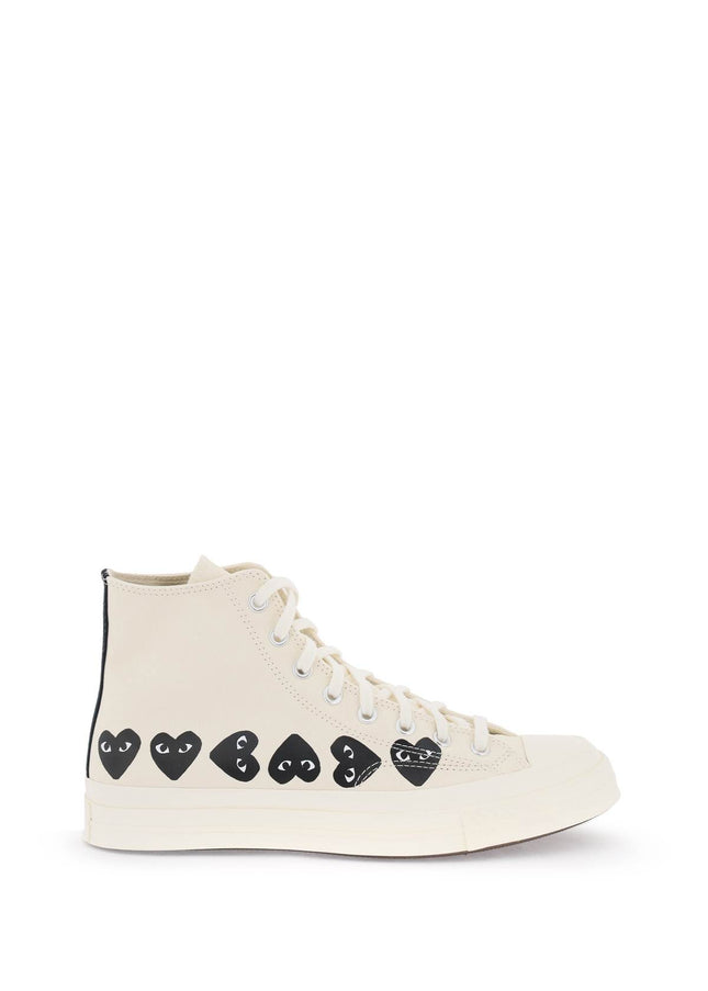 Comme Des Garcons Play Multi Heart Converse X Comme Des Garçons Play Hi-Top Sneakers-Comme Des Garcons Play-8-Mixed colours-Urbanheer