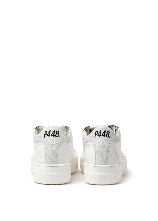 P448 White Leather Sneaker