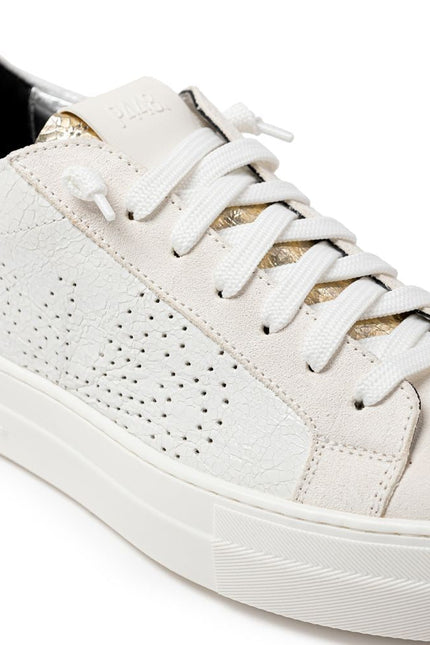 P448 White Leather Sneaker