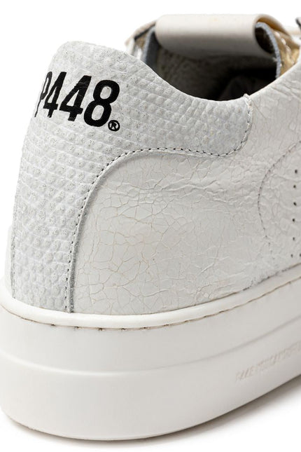 P448 White Leather Sneaker