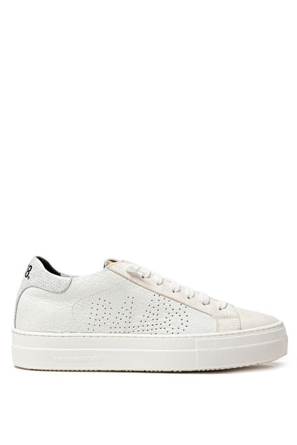 P448 White Leather Sneaker