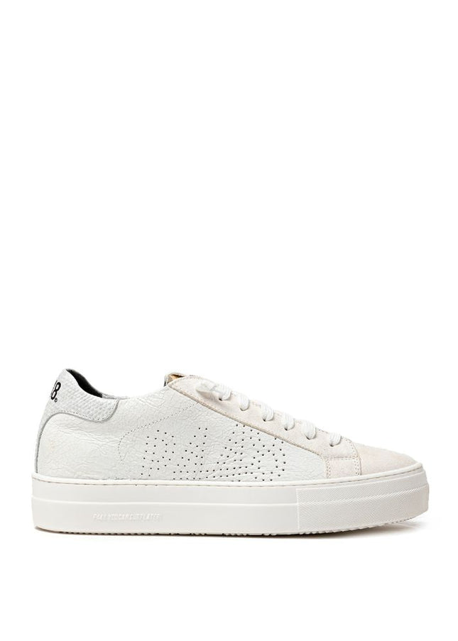 P448 White Leather Sneaker