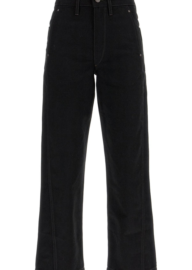 Lemaire cropped pants with twisted seams