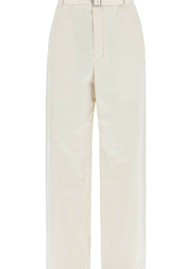 Lemaire straight-cut pants with belt